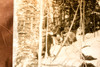 Pikes Peak Plane Crash Rescue 4 Survivors 3 Dead 8x6⅛ 1947 AP Wire Photo V34