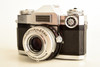 Zeiss Ikon Contaflex 35mm SLR Camera w Tessar 50mm f/2.8 Lens & Case Germany V39