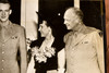 Dwight Eisenhower Son John Wedding Fort Monroe 7¾x8 1947 AP Wire Photo V33