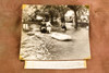 Flood Rescue by Horse & Raft Red Oak Iowa 7⅝x7⅝ 1947 AP Wire Photo V39