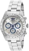 Invicta Speedway Chronograph Silver Dial & Bezel Quartz Men's Watch 17311 NEW