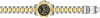 Invicta Speedway Chronograph Black Dial Gold Bezel Quartz Men's Watch 17027 NEW