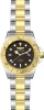 Invicta Pro Diver Men's Quartz Watch 43mm Steel & Gold with Black Dial 29948 NEW