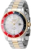 Invicta Pro Diver Men's Watch 43mm Two Tone Band Red Blue Bezel Quartz 44707 NEW