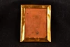 Daguerreotype Woman Plaid Dress & Gold Jewelry Full Case 1/9 Plate Antique V32