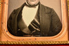 Daguerreotype Striking Gentleman by I. H. Dupee of Maine 1/6 Plate Antique V30