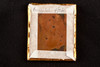 Daguerreotype Man with Vest & Bow Tie in Floral Half Case 1/6 Plate Antique V36