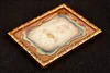 Daguerreotype Woman by A W Judson, Tinted Cheeks & Jewelry 1/9 Plate Antique V39