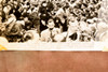 100s Swarm Faith Healer Avak Hagopian Los Angeles 9x6½ 1947 AP Wire Photo V37