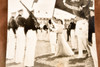June Week Color Girl Presents Brigade Flag Annapolis 6¼x8⅞ 1947 AP Wire Photo V35