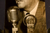 Robert Taylor Testifies HUAC Hollywood Communism DC 7¼x9 1947 AP Wire Photo V37