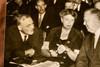 Eleanor Roosevelt Marshall & Dulles UN Assembly NYC 7¼x5½ 1947 AP Wire Photo V39