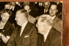 Eleanor Roosevelt Marshall & Dulles UN Assembly NYC 7¼x5½ 1947 AP Wire Photo V39