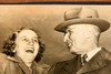 Harry & Margaret Truman Airport Joke Grandview MO 6⅞X7" 1947 AP Wire Photo V35
