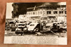 Texas City Explosion Wrecked Cars Burning Oil Tank 9 x 6½ 1947 AP Wire Photo V39