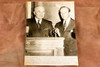 Harry Truman Luckman Food Broadcast Washington DC 6½X8⅞" 1947 AP Wire Photo V38