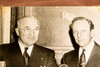 Harry Truman Luckman Food Broadcast Washington DC 6½X8⅞" 1947 AP Wire Photo V38