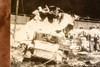 Texas City Explosion Fire Engine Blown onto Vessel 8x5¾ 1947 AP Wire Photo V37