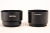 Komura Metal Screw On Camera Lens Hoods Shade 61mm 57mm Vintage V29