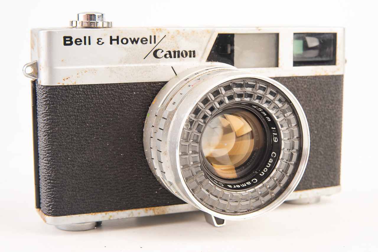 Bell & Howell Canon Canonet 19 35mm Rangefinder Camera As-Is Parts Bell & Howell Canon Canonet 19 35mm Rangefinder Camera As-Is Parts