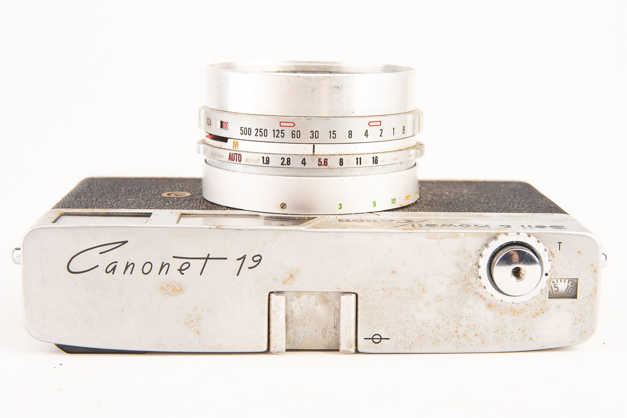 Bell & Howell Canon Canonet 19 35mm Rangefinder Camera As-Is Parts