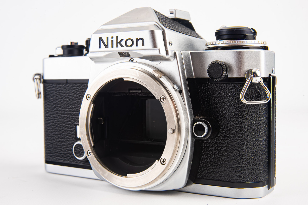 Nikon FE 35mm SLR Film Camera Body in Original Box with Manual