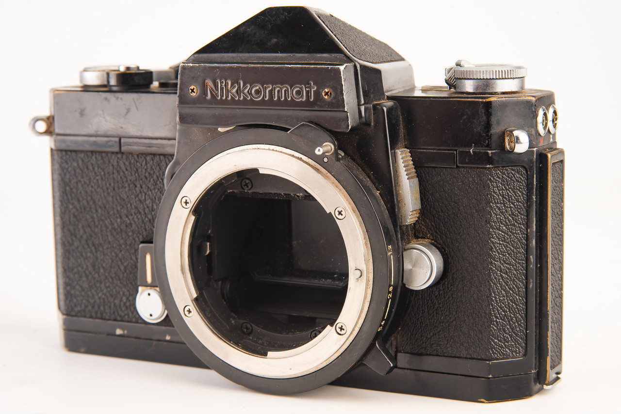 Nikon Nikkormat FTN 35mm SLR Film Camera Body F Mount Vintage