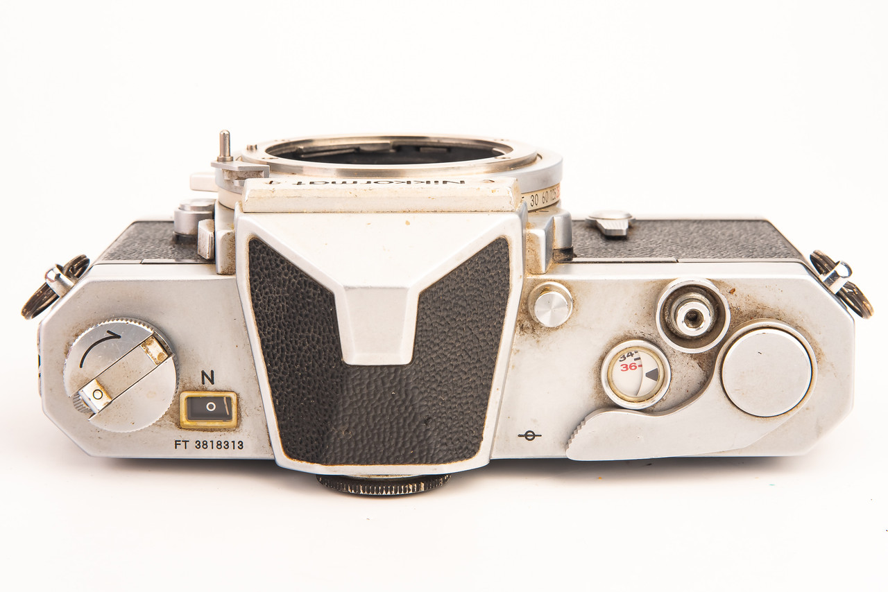 Nikon Nikkormat FTN 35mm SLR Film Camera Body TESTED Meter Works