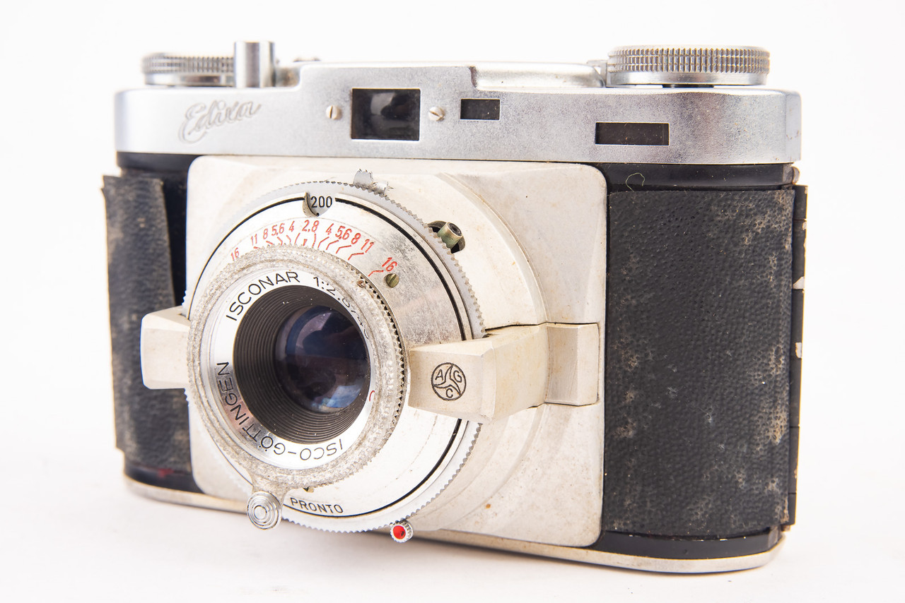 Wirgin Edixa I 35mm Rangefinder Camera with Isco Isconar 43mm f