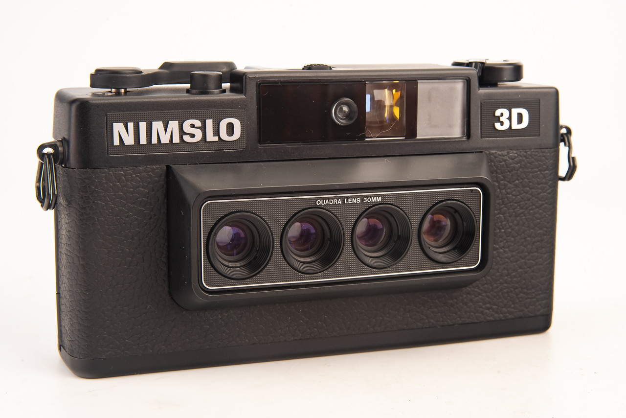 Nimslo 3D Quadra Lens 35mm Film Camera in Original Box with Manual READ