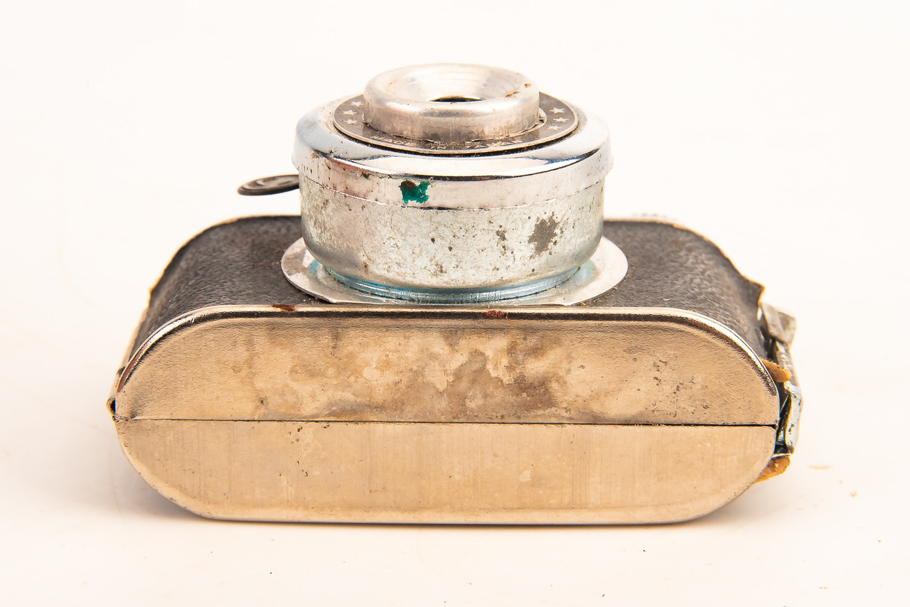 CRYSTAR CAMERA 日本製　アンティーク Vintage 1950's Miniature Crystar Spy Camera With original