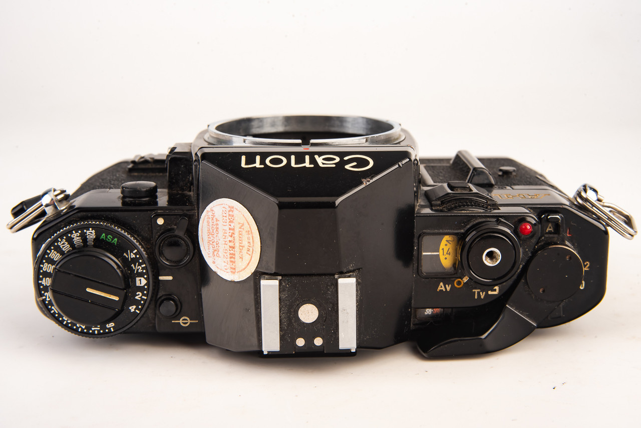 Canon A1 A-1 35mm SLR Film Camera Body Vintage Battery Tested