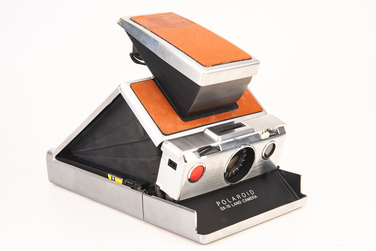 Polaroid SX-70 Land Camera ケース付き Polaroid SX-70 Land Camera in Padded Case with Book TESTED
