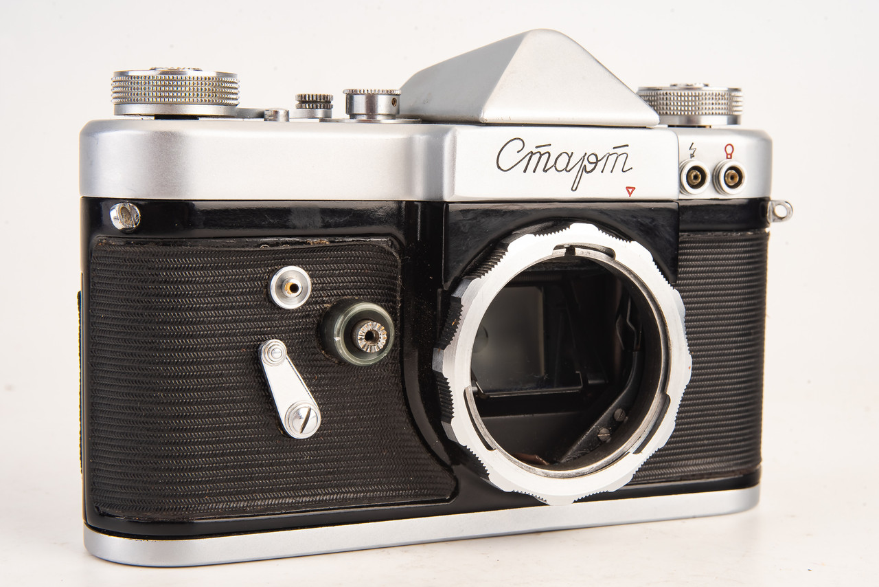 KMZ Start Soviet-Made 35mm SLR Film Camera Body Vintage TESTED V26