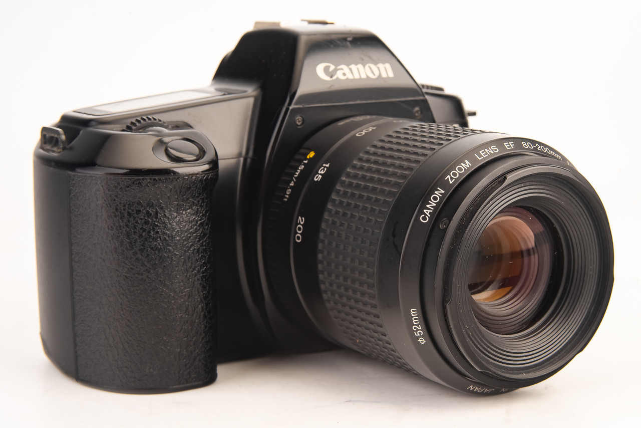 Canon EOS Rebel 35mm SLR Film Camera with Zoom EF 80-200mm f/4.5