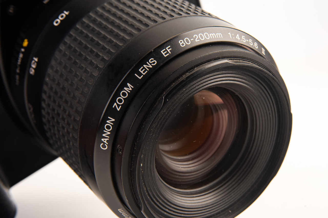 Canon EOS Rebel 35mm SLR Film Camera with Zoom EF 80-200mm f/4.5