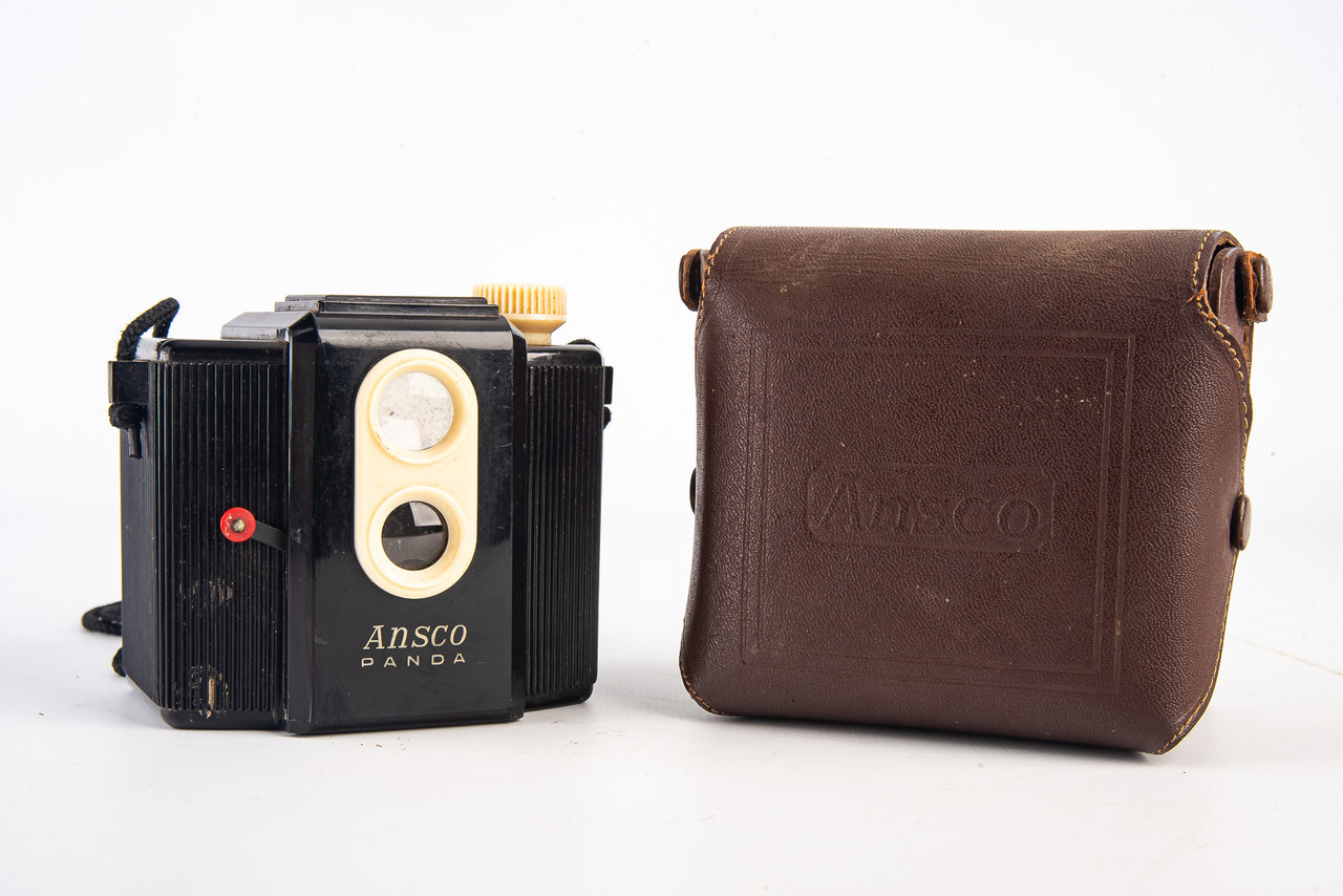 Vintage 1940's Ansco Panda Plastic 620 Roll Film Camera with