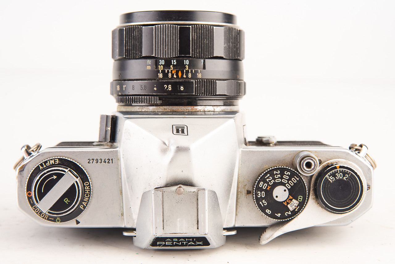 Pentax Spotmatic 35mm SLR Student Kit Film Camera Super Takumar