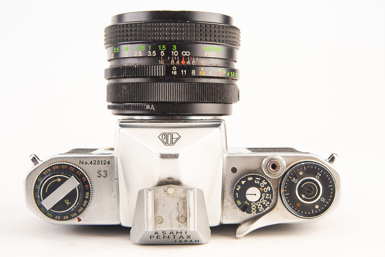 PENTAX S3 美品 Pentax S3 35mm SLR Film Camera with Vivitar 28mm f/2.5 Lens & Case