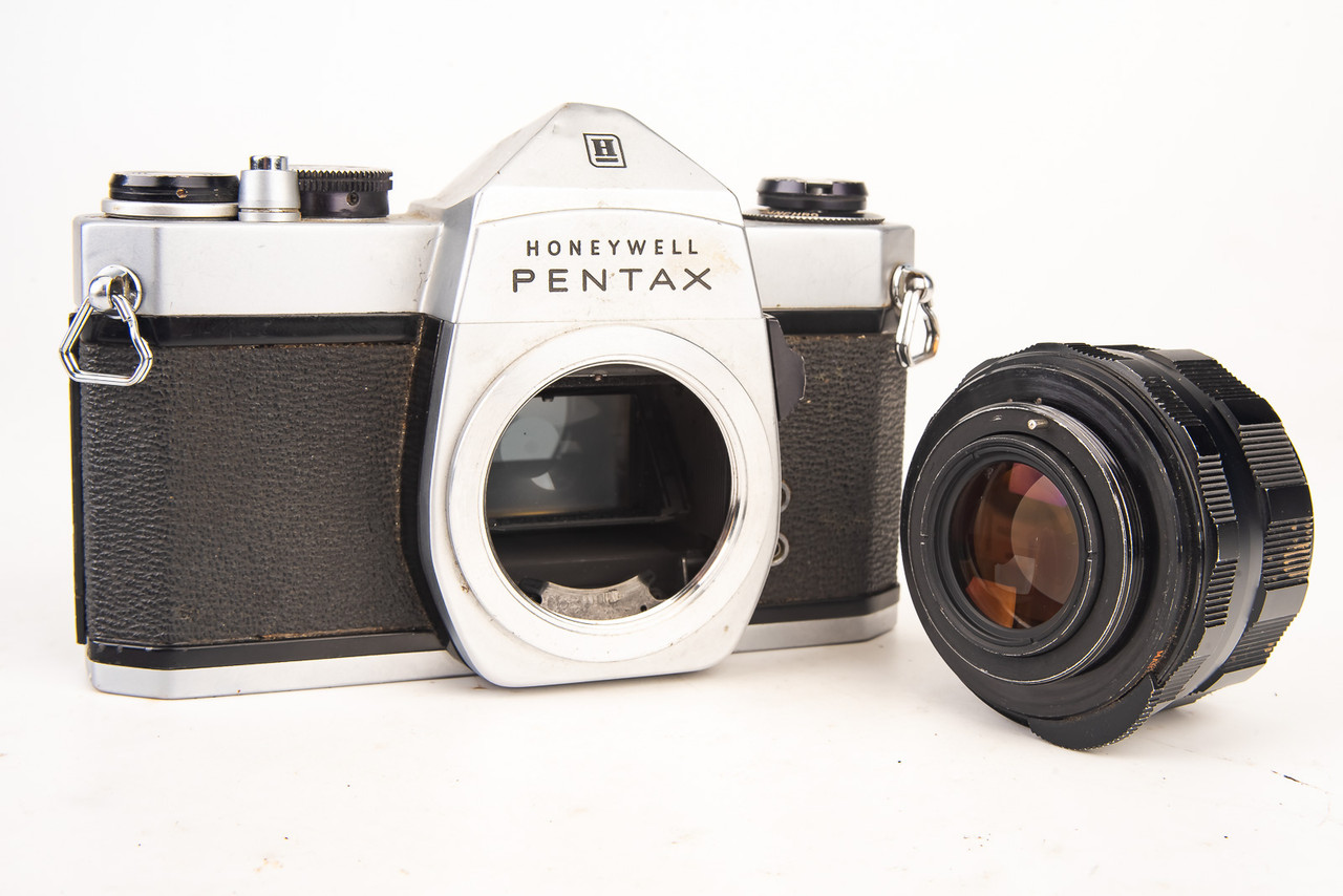 PENTAX SPOTMATIC TAMRONレンズ付き Pentax Spotmatic SP 1000 35mm SLR Film Camera w Super Takumar 55mm
