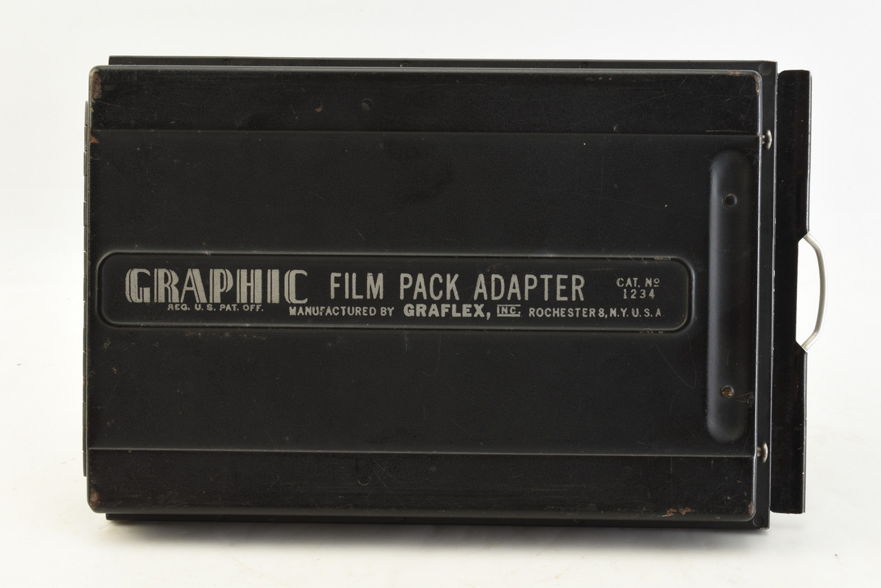 その他 GRAFLEX GRAPHIC FILM PACK ADAPTER Vintage Graphic 4x5 Film Pack Adapter Made By Graflex, Catalog
