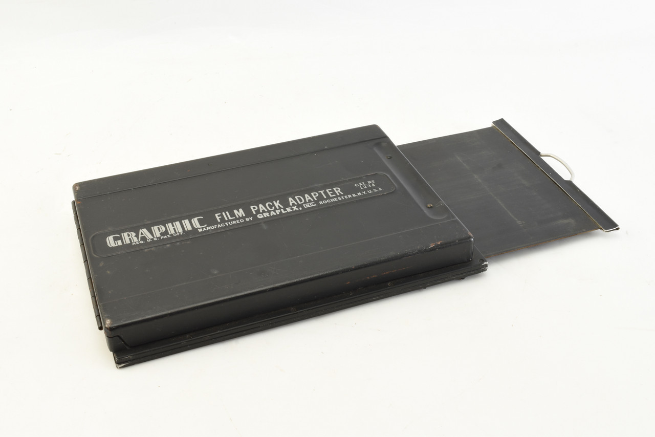 Vintage Graphic 4x5 Film Pack Adapter Made By Graflex, Catalog