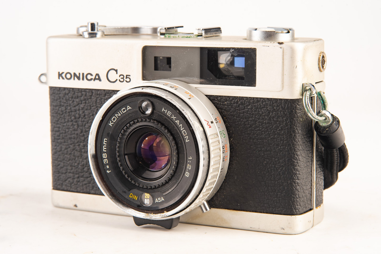 ★美品★コニカ KONICA C35 FD #1024 ☆美品☆コニカ KONICA C35 FD #1024 希少付属品あり！☆KONICA◇