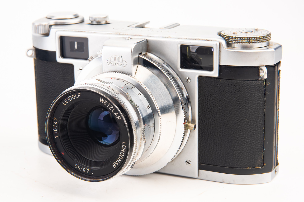Leidolf Lordomat + Lordonar 50mm f2.8美品 Leidolf Lordomat 35mm Rangefinder Film Camera with Lordonar 50mm