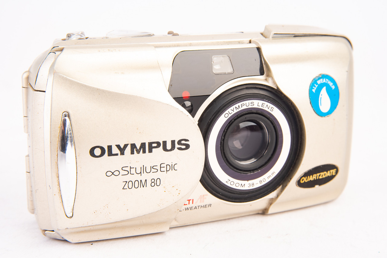 Olympus Stylus Epic Zoom 80 Point Shoot 35mm Film Camera for