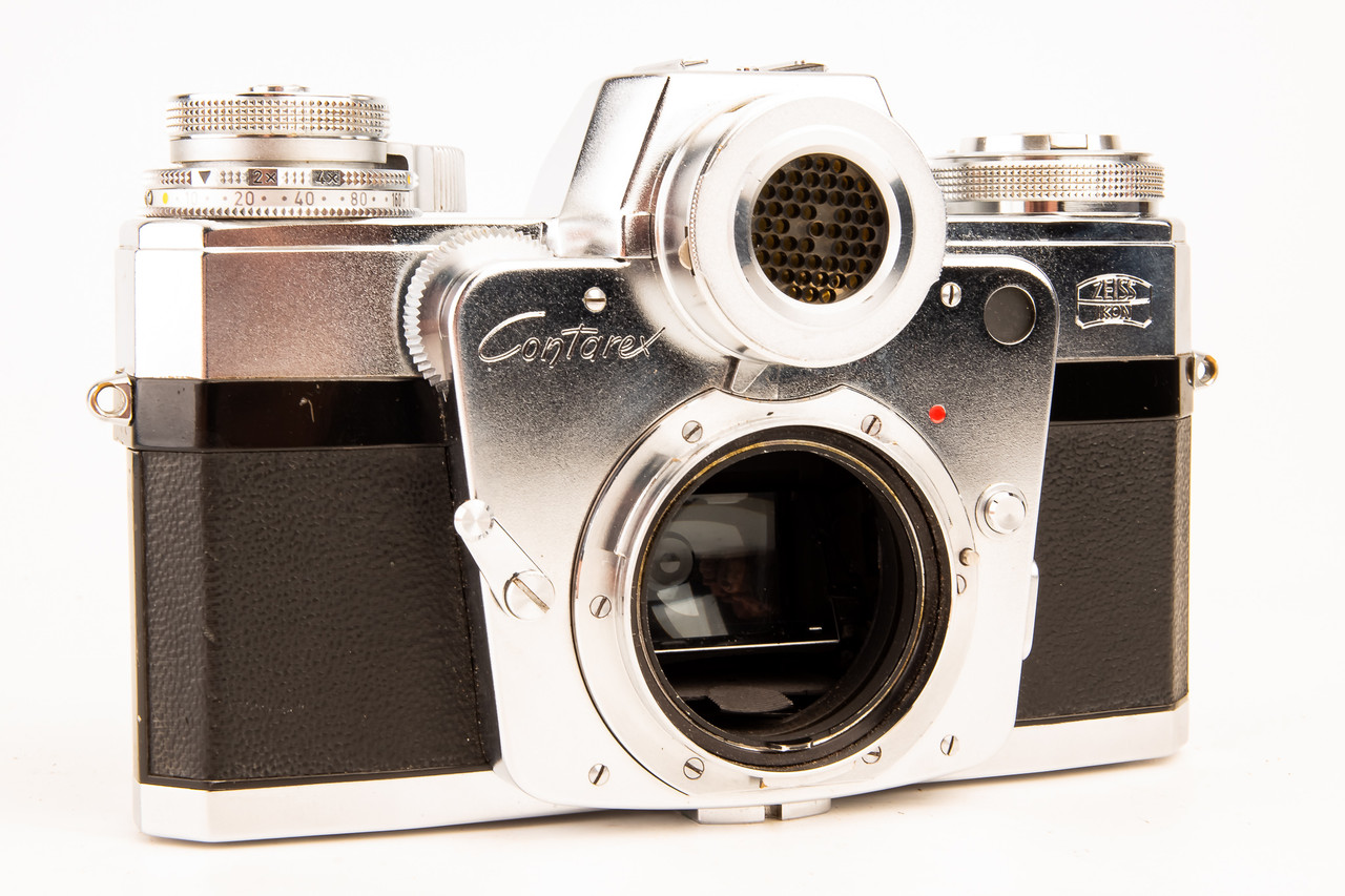 Zeiss Ikon Contarex Bullseye mit Planar 50mm f/2,0 – #2376985 – Foto Köberl – Secondhand