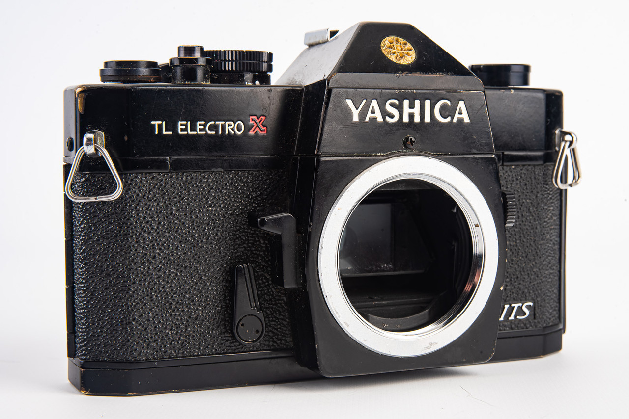 Yashica TL Electro X ITS 35mm SLR Film Camera Body for PARTS OR