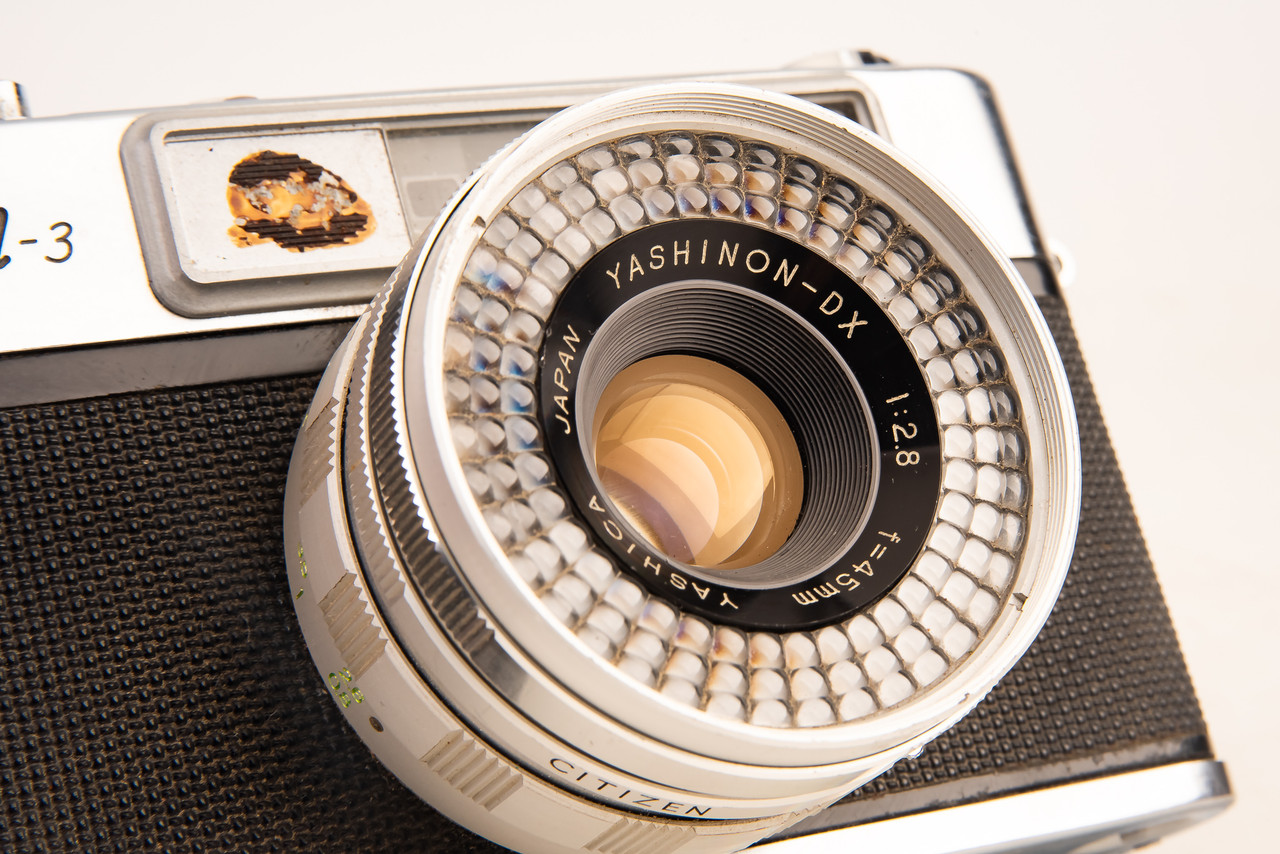 Yashica M-3 35mm Film Rangefinder Camera with Yashinon-DX 45mm f