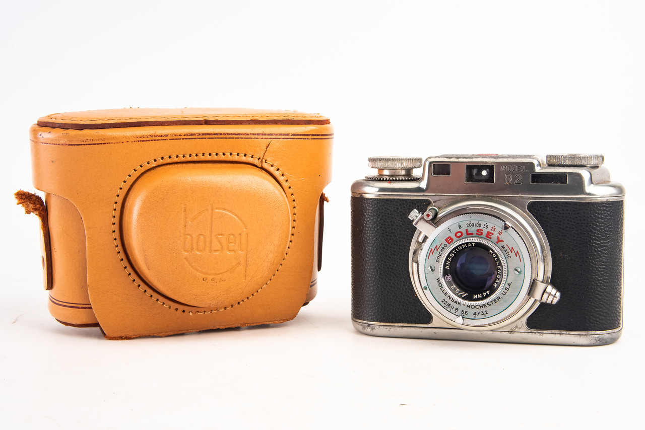 【整備済完動品】BOLSEY Model B2 Bolsey Model B2 Compact 35mm Film Camera Original Case AS-IS