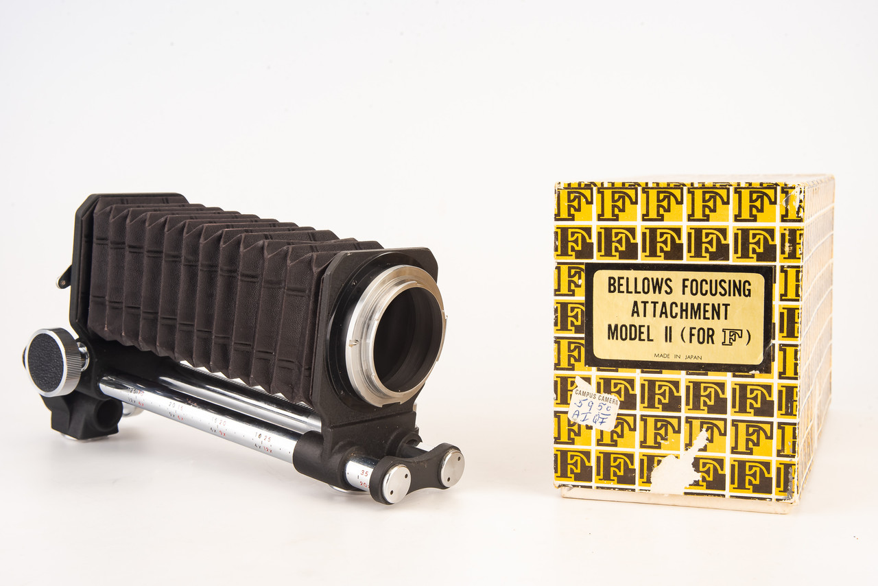 NIKON F 前期型 NIPPON KOGAKU銘　レンズセット Nikon F Nippon Kogaku Bellows Focusing Attachment Model II in Box